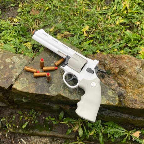 Revolver Semiauto Pistol Soft Dart Blaster Cosplay