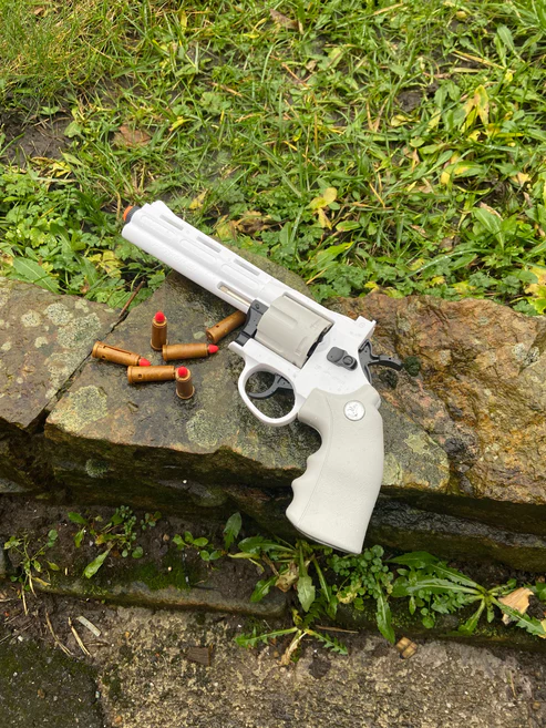 Revolver Semiauto Pistol Soft Dart Blaster Cosplay